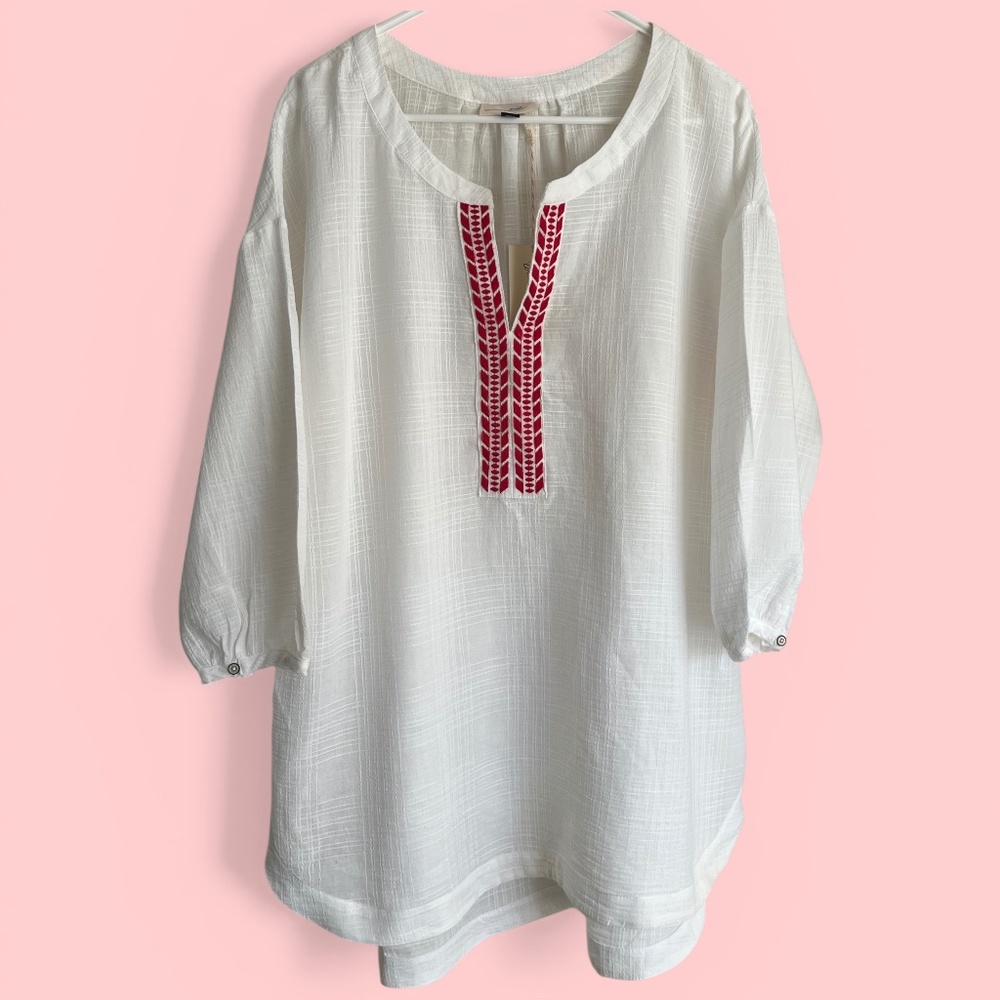 Universal Thread Cotton Gauze Beach Coverup Size XL